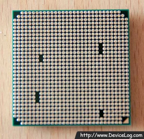 AMD Athlon II X2 250 Regor 3Ghz CPU Backside