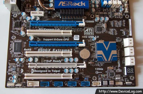 Asrock 890GX Extreme3 Mainboard - PCI, PCI-Express Slots