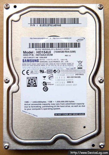 Samsung HD154UI 1.5GB