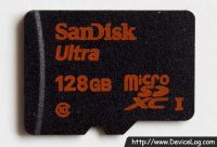 SanDisk Ultra 128GB microSDXC UHS I Card with Adapter
