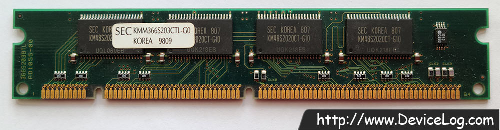 Samsung 16MB SDRAM PC66 DIMM (KMM366S203CTL-G0)